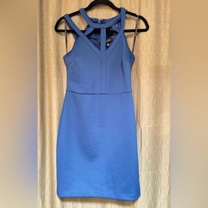 Guess Royal Blue Strappy Mini Dress